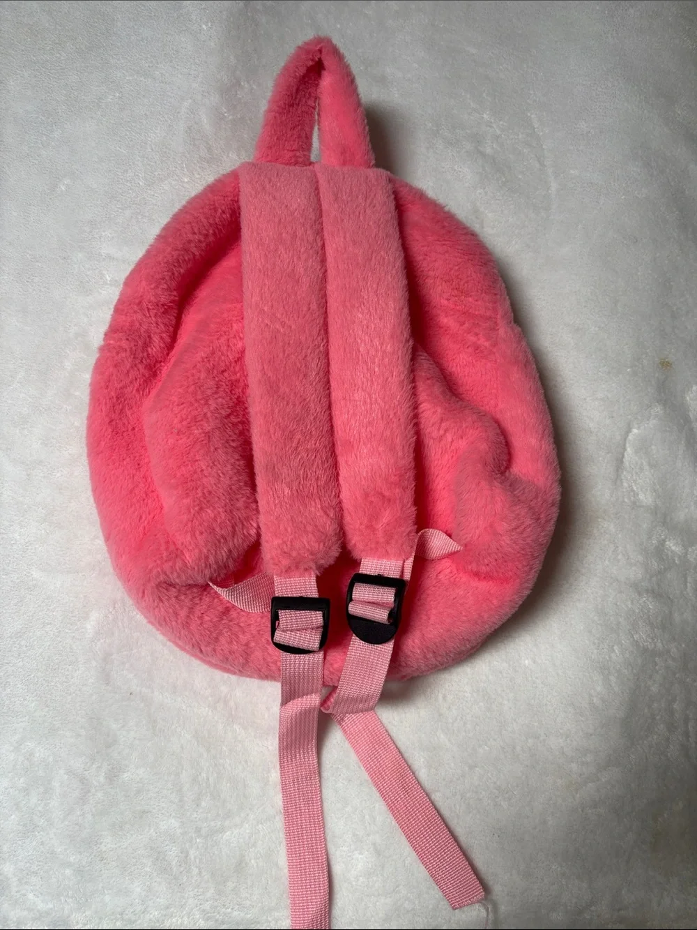 Labubu Pink Plush Kids Backpack